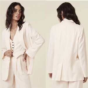 Spell Every Single Day Linen Blazer